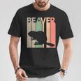 かわいいビーバーの動物 Tシャツ 面白い贈り物