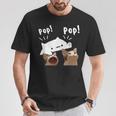 かわいいボンゴ猫遊びポップ猫ミーム Tシャツ 面白い贈り物