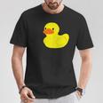 かわいいラバーダックイエローグラフィックかわいいラバーダック Tシャツ 面白い贈り物