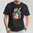 このドラゴンギターステートメントでステージをライトアップ。 Tシャツ 面白い贈り物