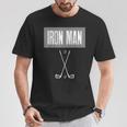 アイアンマンゴルフ愛好家のためのゴルフ愛好家 Tシャツ 面白い贈り物