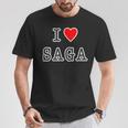 アイラブ・Saga 佐賀（I Love ハート）【47都道府県】ジモt ティ 地元 旅行 グッズ お土産 面白 Tシャツ 面白い贈り物