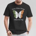 アイルランド、緑、白、オレンジの国旗を誇り Tシャツ 面白い贈り物