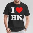 アイ・ラブ Hk アイハート香港 Tシャツ 面白い贈り物