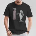 アザラシ ボクシング ホビーボックス スポーツ 海獣 Tシャツ 面白い贈り物