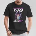 アニメ・猫 K-Pop Tシャツ 面白い贈り物