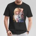 アニメ風イラスト ギャル 最強 可愛い女の子 Tシャツ 面白い贈り物