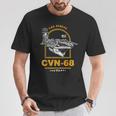 アメリカ海軍航空母艦 Cvn-68 ニミッツ Uss Nimitz Tシャツ 面白い贈り物