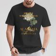アラバマ準州ワイルドフラワー オークの葉のアジサイ Tシャツ 面白い贈り物