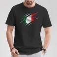 イタリア国旗 トリコロール イタリアバナー Tシャツ 面白い贈り物