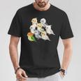 インコ かわいい 小鳥 ペット おもしろ 動物 イラスト Tシャツ 面白い贈り物
