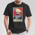 カール・マルクス プロパガンダ ポスター ポップアート Tシャツ 面白い贈り物
