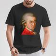 クラシック作曲家 ヴォルフガング・アマデウス・モーツァルト 1756-1791 Tシャツ 面白い贈り物