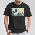 グレートウェーブ 葛飾北斎 名物 ヴィンテージアート おしゃれ Tシャツ 面白い贈り物