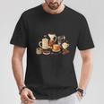 コーヒー愛好家アートギフト Tシャツ 面白い贈り物