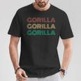 ゴリラ 学名 Gorilla Gorilla Gorilla 生物学 亜種 分類 ニシローランドゴリラ 猿 さる サル Tシャツ 面白い贈り物