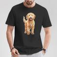 ゴールデンドゥードル犬 Tシャツ 面白い贈り物
