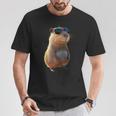 サングラスをかけたカピバラ Be Capy カピバラ げっ歯類 Capybara Tシャツ 面白い贈り物
