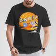 サンタクルーズサンセット Tシャツ 面白い贈り物
