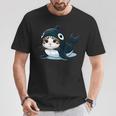 シャチの猫 コスチューム Tシャツ 面白い贈り物
