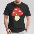 シンプルでキュートなキノコのグラフィック Cute Mushroom Tシャツ 面白い贈り物