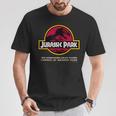 ジュラシック・ワールド Jurassic Parkpixel Tシャツ 面白い贈り物