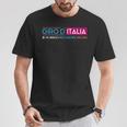 ジロ・ディ・イタリア 世界で最も美しいバイクレース Tシャツ 面白い贈り物