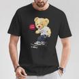 スケートボーダー クマ Tシャツ 面白い贈り物