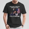 スティル・スタンディング・トランプ 2024 暗殺未遂 Tシャツ 面白い贈り物