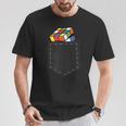 スピードキューブパズル キューブキューブポケットキューブ Tシャツ 面白い贈り物