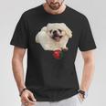 スマイル ペキニーズサニー Tシャツ 面白い贈り物