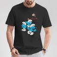 スマーフグループ スマーフ ガーガメル 魅惑のブルーフレンズのファン Tシャツ 面白い贈り物
