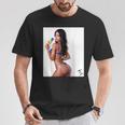 セクシーガールグラフィックtシャツ アイスポップのセクシーなラティーナブーティーガール。 Tシャツ 面白い贈り物