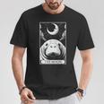 タロットカード ヴィンテージ 三日月 マナティー 海 動物 恋人 Tシャツ 面白い贈り物