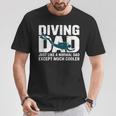 ダイビング お父さん ヴィンテージ スキューバ ダイバー 父 スキューバダイビング Tシャツ 面白い贈り物