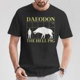 ダエオドン 地獄の豚 先史時代の絶滅した豚 Tシャツ 面白い贈り物