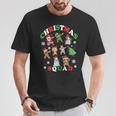 ダビングクリスマスブリークリスマスセーターサンタダブスクワッドキッズボーイ Tシャツ 面白い贈り物