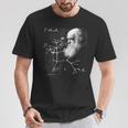 ダーウィン 生命の木 進化 科学シャツ 生物学 オタク Tシャツ 面白い贈り物
