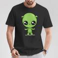 チビ カワイイ エイリアン Ufo 宇宙人 Tシャツ 面白い贈り物