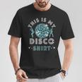 ディスコ衣装 レディース メンズ 70年代&80年代コスチューム This Is My Disco Tシャツ 面白い贈り物