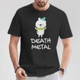 デスメタル ホッキョクグマ Cute Polar Bear Metalhead Death Metal Tシャツ 面白い贈り物