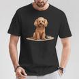 トイプードル 犬種 ペット かわいいグラフィック Tシャツ 面白い贈り物
