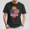 トランプ・イン・ユア・ポケットusa選挙 2024年7月4日のトランプ Tシャツ 面白い贈り物