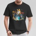 ドラマーの猫猫とドラム Tシャツ 面白い贈り物