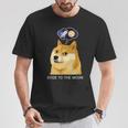 ドージコインdogecoin Hodl 月へ月にto The Moon 暗号通貨doge Memeドージミーム Tシャツ 面白い贈り物