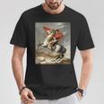 ナポレオン・ボナパルト ジャック・ルイ・デイヴィッド ネオクラシシズムアート Tシャツ 面白い贈り物