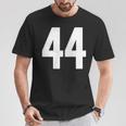 ナンバー44インチホワイトポケットスタイルバージョン。 Tシャツ 面白い贈り物