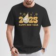 ハッピーニューイヤー 2025 家族 お揃い 花火 新年会 Tシャツ 面白い贈り物