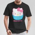 ハローキティ Usデザイン カップケーキ Tシャツ 面白い贈り物