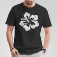 ハワイ ハイビスカス 花 ハワイアン Tシャツ 面白い贈り物